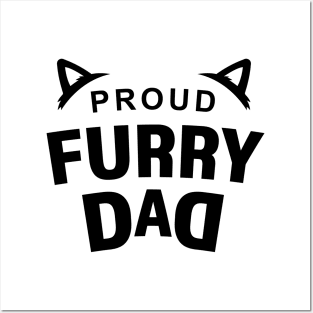 Proud Furry Dad Posters and Art